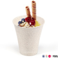 New arrival wheat straw dessert cup 300ml with good quality